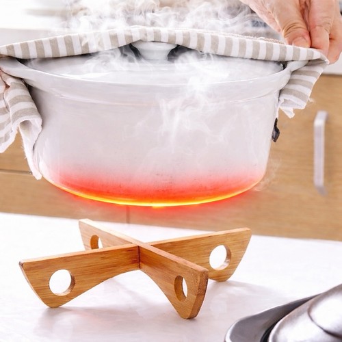 Bamboo heat resistant trivet - heat,