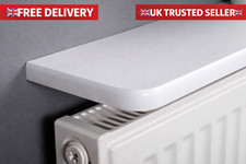 White Rounded Radiator Shelf