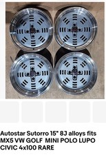 Autostar Sutorro 15" 8J alloys