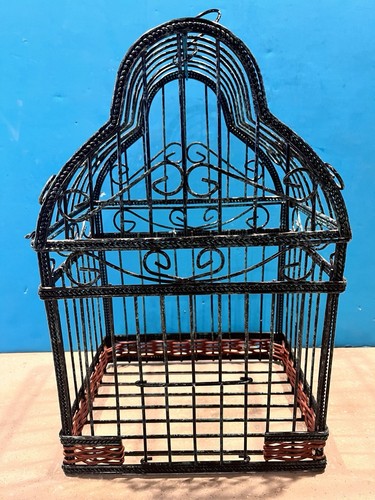 Vintage style bird cage - bird,