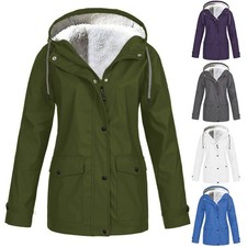 Women's Fleece Parka Hooded