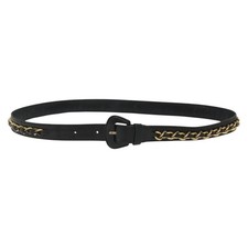 CHANEL Chain Belt Leather