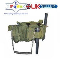Metal Detecting Detector Waist or Shoulder Finds Pouch Bag+Probe/Trowel Holders.