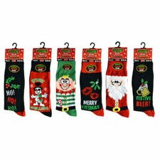 6x MENS CHRISTMAS SOCKS
