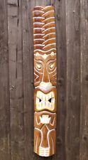 Extra Large 100cm Wooden Tiki Bar Wall Mask Decoration Hand Crafted CLEARANCE
