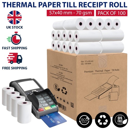 57x40 thermal receipt paper - 57x40,