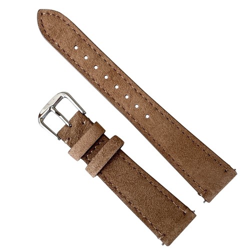 Suede genuine leather - suede, watch