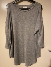 Papaya Matalan - long jumper style top/jumper - grey - Large