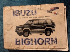 JPNZ Isuzu Trooper Bighorn 90-95 Owner Handbook