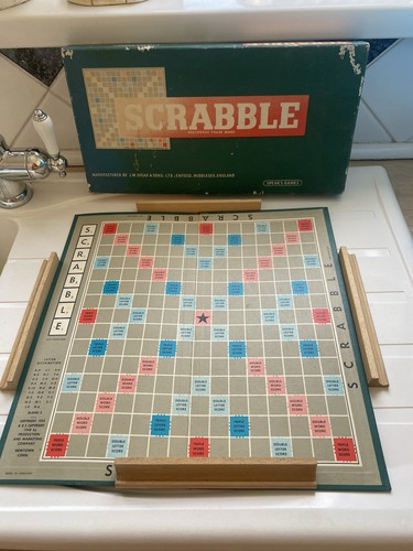 Vintage scrabble board game - scrabble,