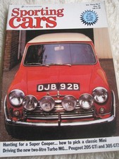 SPORTING CARS MAY 1985 SUPER