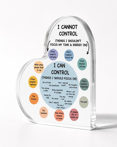Mental health acrylic plaque - acrylic,