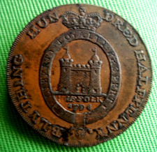 1794 BLYTHING LOYAL SUFFOLK YEOMANRY TOKEN - BLYTHING HUN DRED HALFPENNY