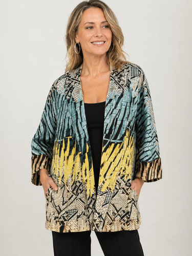 Zara printed kimono - printed, jacket