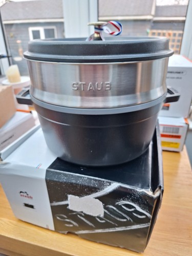 Staub cocotte with steamer - staub,