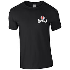 English Skinhead Embroidered Men's T Shirt England Flag Skin Head T-Shirt