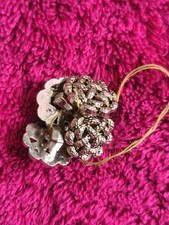 Silver Colour Buttons x 4