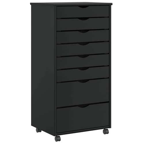 Rolling cabinet with drawers - cabinet,