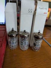 3 X Mullard CV1492 E88CC Valves