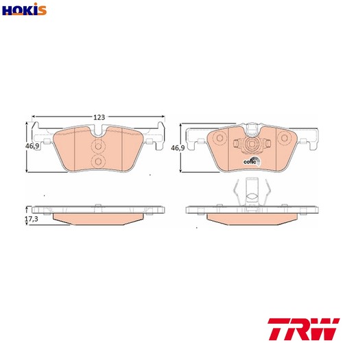Brake pad set disc - pad,