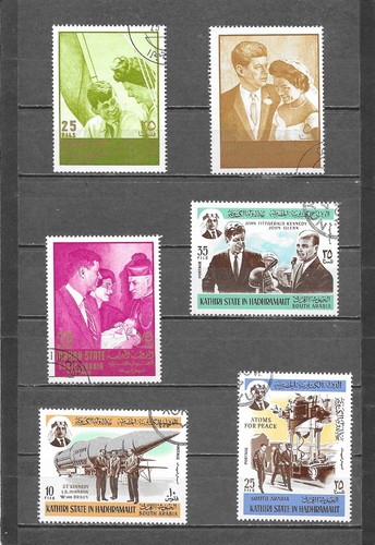 Vintage stamps from - from, south