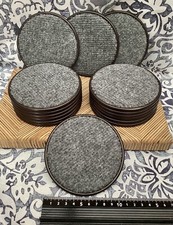 16 Ezprotekt Round / Square Aluminium Furniture Sliders Carpet Bottom