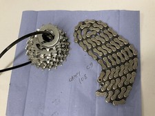 Vintage Campagnolo Chorus Cassette 12-23t 9 Speed & C9 Chain Road Bike Italy