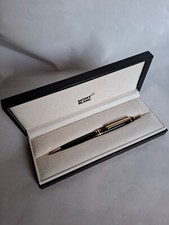 Mont Blanc Meisterstuck ballpoint pen, black with gold trim