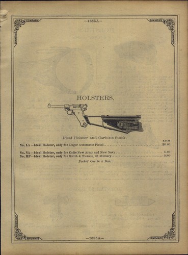 1906 paper gun holster - 1906,