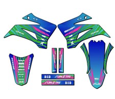 2008-2025 TTR 125 TIGRE Green Senge Graphics Kit Compatible with Yamaha