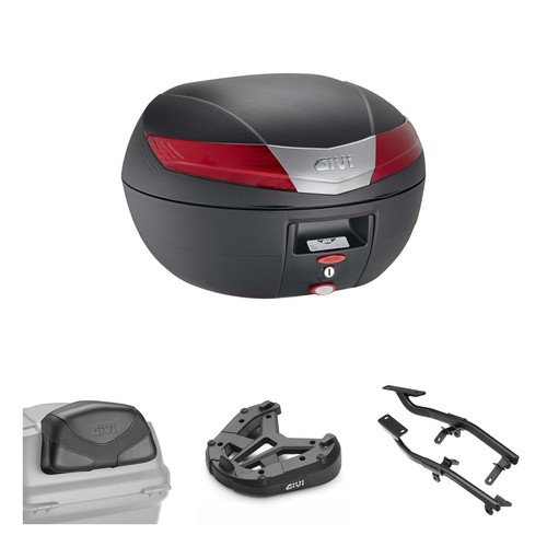 Givi v40 black red - givi, kit