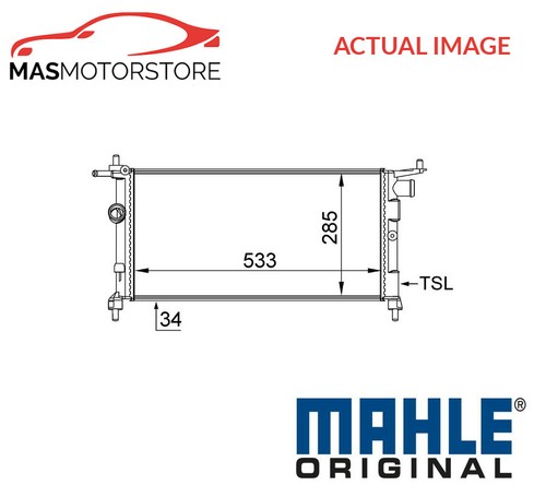 Engine cooling radiator - radiator, mahle