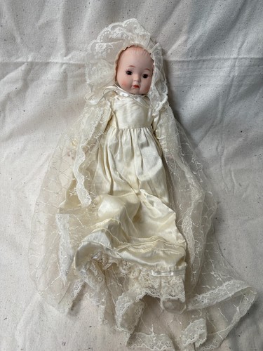 Vintage porcelain baby - vintage, doll