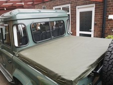 Land Rover defender Top Quality 100% Waxed Canvas 110 Double Cab Green