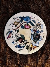 Vintage Coaster Set of 6 – Bird & Floral Art – Round Cottagecore Drink Mats
