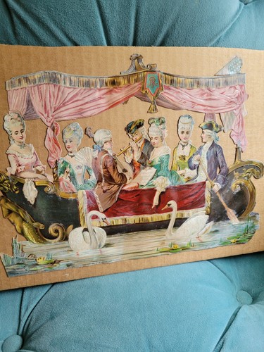 Antique victorian die cut - antique,