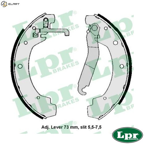 Brake shoe set - brake, 04570