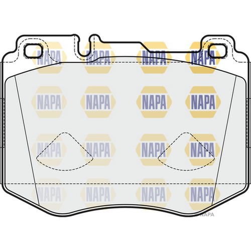 Brake pads set for - pads, mercedes
