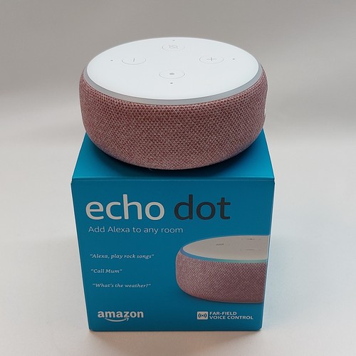 Amazon echo dot - dot, white/heather