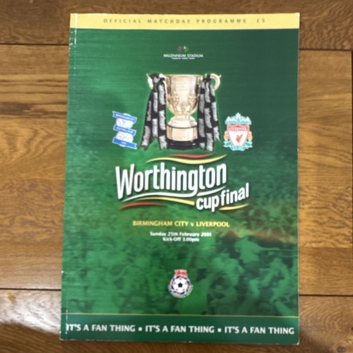 Matchday programme league cup - matchday,