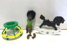 Vintage Pedigree Tiny Tots Matchbox Doll, Rocking horse & Walker