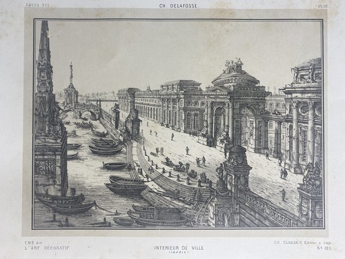 Antique print engraving 19c - print,