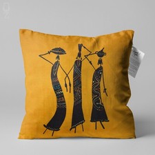 Abstract Orange Cushion Cover