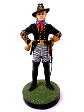 Barton General Custer 1863 Civil War 90mm Metal Kit Figure Painted Rare