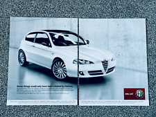 Rare Collectable 2008 Magazine Advert Art Picture Alfa Romeo 147 Collezione Ad