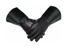 Real Leather Plain Black