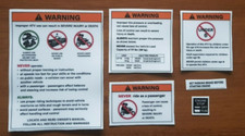 SUZUKI LT50 QUAD BIKE DECALS