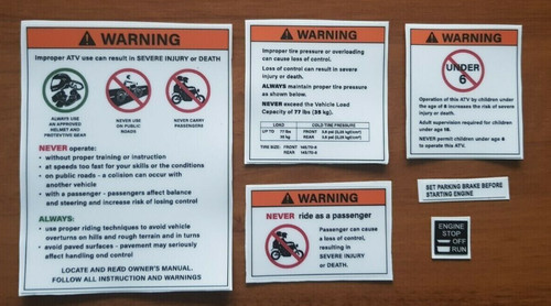 Suzuki lt50 quad - lt50, decals