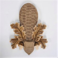 Carved Trophy Shield for Deer