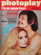 PHOTOPLAY JAN 1973  LIVE & LET DIE, CAROLINE MUNRO, THE GETAWAY, VALERIE VAN OST